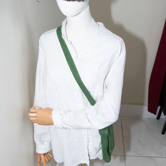 Upcycled carhartt blue denim crossbody bag - Picture 5 of 7